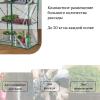 Парник-стеллаж 3 полки (сетка) 65*40*110 см, пвх пленка, мет. труба d-16мм 10524129