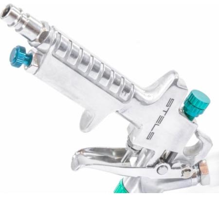 Краскораспылитель AG 810 HVLP, гравитац., сопло 0,8мм и 1мм//Stels