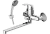 Смеситель для ванны Decoroom с поворотным изливом 300мм, хром DR71043