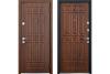 Дверь металлическая Mastino NOVARA 860 * 2050 Правая МДФ Орех грецкий MS-5 МДФ Орех грецкий MS-5