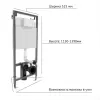 КОМПЛЕКТ Инсталляция +Унитаз bs115-00