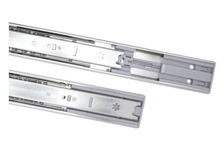 Направляющие для меб.ящ.шариковые полн.выдв. 45мм с доводч. 400мм