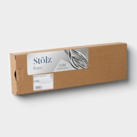 Полка для ванной комнаты, металл, стекло 40x11x4 см 3800163