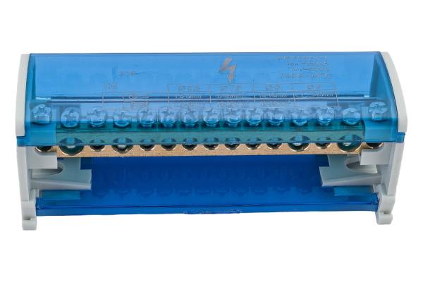 Шины на DIN-рейку в корпусе (кросс-модуль) 2х15 L+PEN LD505-215