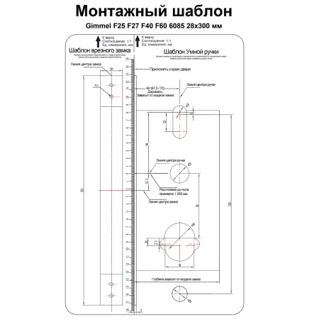 Умная ручка Gimmel F60 Smart Life, черный