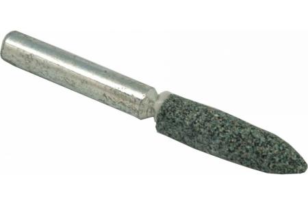 Шарошка абразивная, карбид кремния ПРАКТИКА Ø6x27мм хвост 6мм заостренная