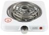 Электроплитка HomeStar HS-1107, 1 конфорка, спираль (ТЭН) 1кВт, белая 104910
