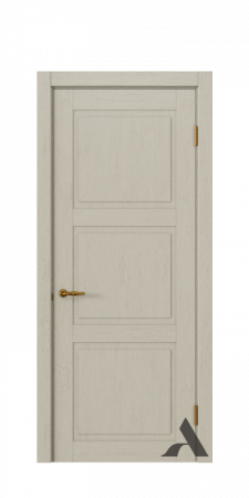 Дверное полотно Ингрид 3 (дуб сращ) ПГ 2000х800 цвет бьянко