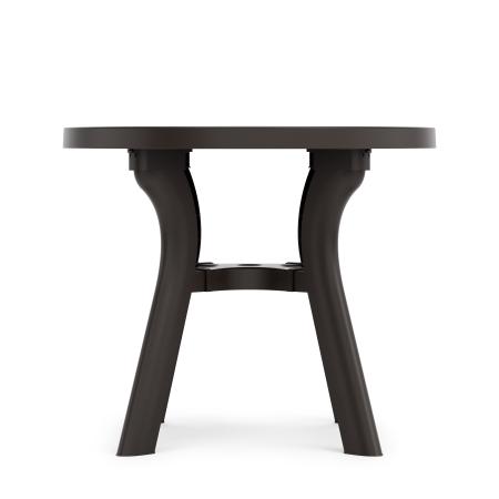 Стол круг пласт "Атлант" 900мм графит