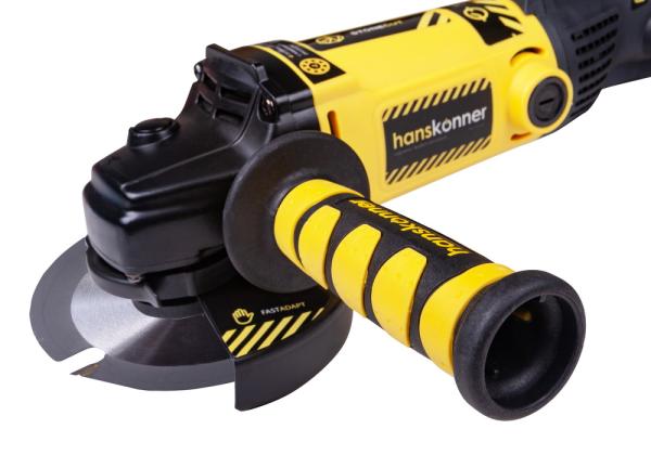 Машина углошлифовальная Hanskonner HAG12125EC, 125мм 1200Вт