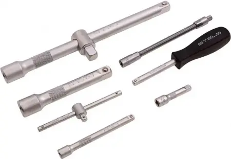 Набор инструментов STELS 82 предмета, 1/2", 1/4", CrV 