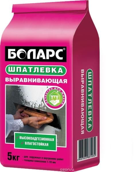 Шпатлевка выравнивающая Боларс 5кг