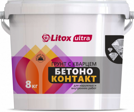 Грунтовка BETONOKONTAKT «LITOX ULTRA» (8кг)	