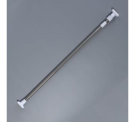 Карниз для ванной усиленный, нержавеющая сталь 110-200 см 2515991