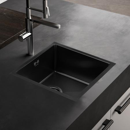 Мойка кухонная Melana D4645HB графит