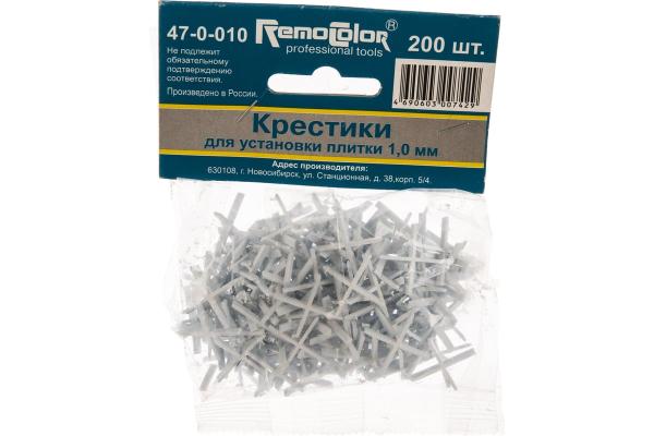 Крестики пластиковые для плитки 1мм (200шт) 