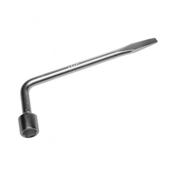 Ключ баллонный ЗУБР "МАСТЕР" L-образный, с монтажной лопаткой, 21мм