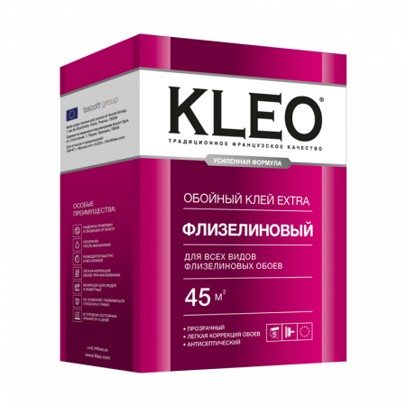 Клей для флизелиновых обоев KLEO EXTRA 45