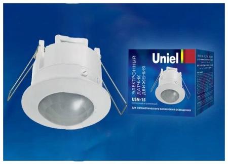 Датчик движения USN-15-360R-1200W-3LUX-6M-0,6-l,5m/s-WH 