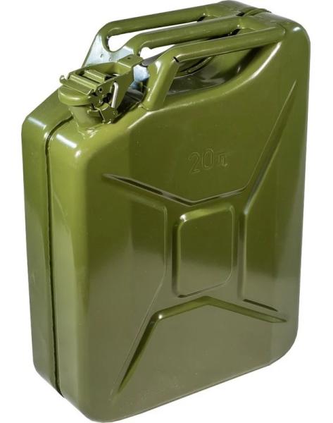 Канистра стальная зеленая, 20л 