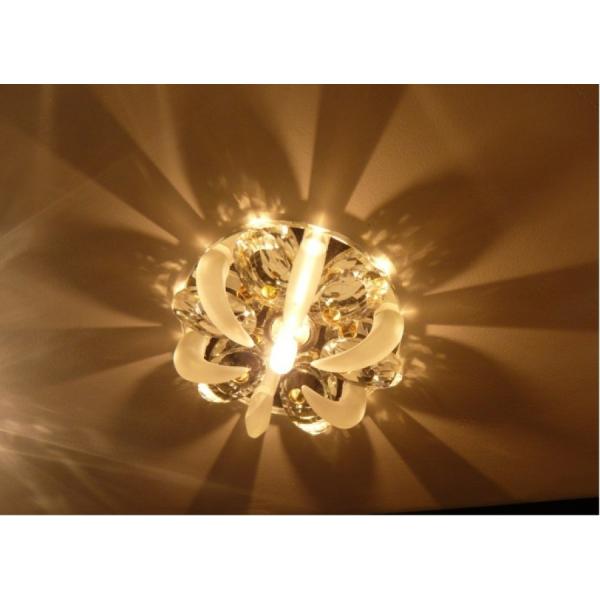 Светильник встраиваемый база-хром,хрусталь прозрачный G9 40W