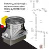 Craft переход с кирпичной кладки 125х125 Ф150 (304/0,5)