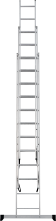 Лестница алюминиевая 3-секционная Новая Высота NV 1230 3x13