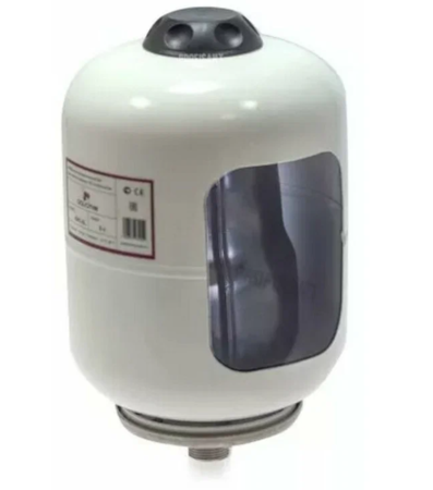 Расширительный бак для ГВС (белый) вертикальный 8 л TIM, (GVC-8L)