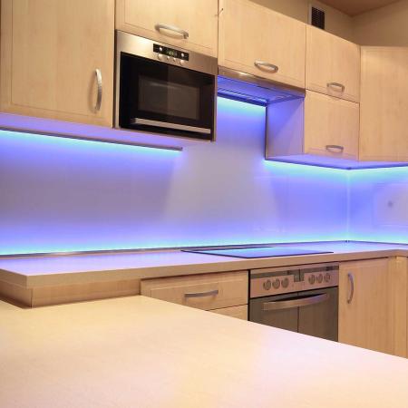 Лента светодиодная 14,4W/m 5050 60 Led 50M-240V Синий