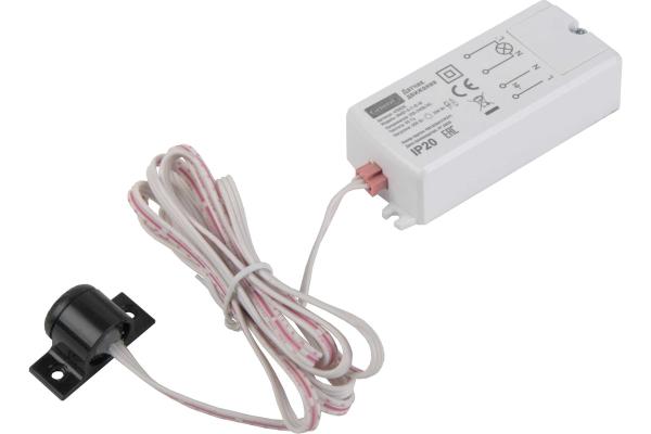 Датчик движения General (взмах руки) ИК 500W 220-240V дальн. 7-12см, провод 1,5м IP20 белый 475808