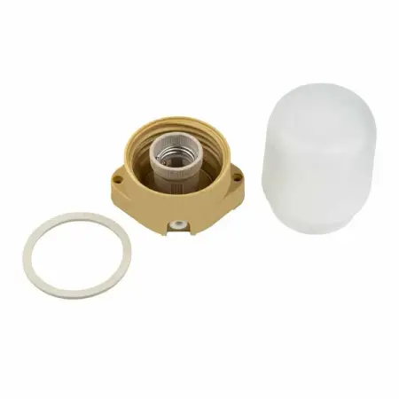 Светильник влагозащищенный под лампу Е27 UWL-K01R 60W/E27 IP65 PINE, цвет сосна 