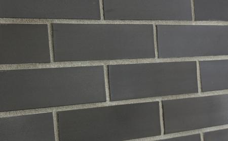 Плитка клинкерная TERRAMATIC PLATO BLACK AB 7103, 240мм*71мм14мм, черная, гладкая, 18 шт