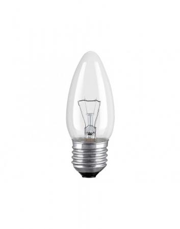 Лампа накаливания свеча СВ В35 40W Е27 CL прозрачная Включай
