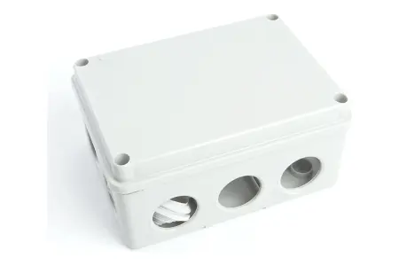 Коробка разветвительная 150*110*70 мм, 10 вводов, IP55, светло-серая, EBX10-310-55