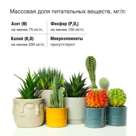 Грунт для кактусов "Цветочный рай" 3 л.