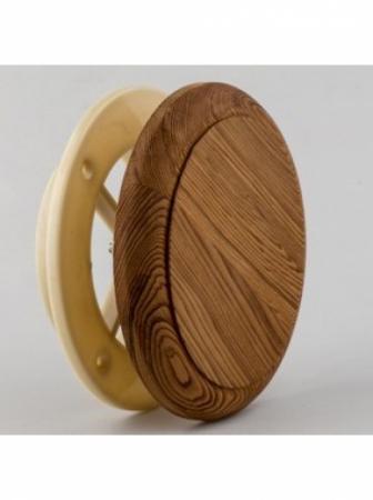 Клапан IRON тарельчатый без гравировки D=100мм "Termo wood" Термо древесина