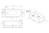Каркас для ванны Am.Pm 150x70 см W80A-150-070W-R Like