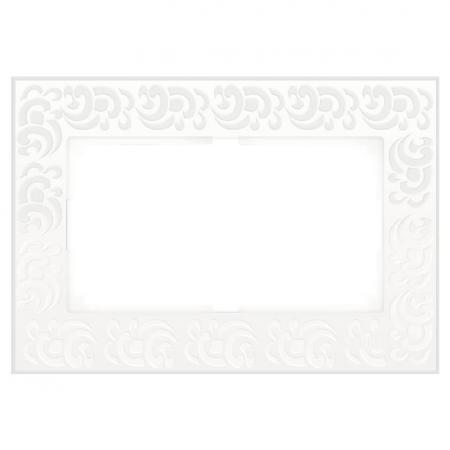 Рамка на 2 поста (белая)/WL05- Frame-01-DBL-white