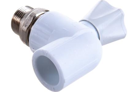 Кран шаровой ПП 25*3/4 угловой для радиатора Valfex