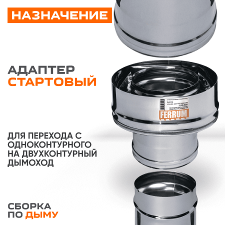 Адаптер стартовый ( 430/ 0,8) ф150х250 