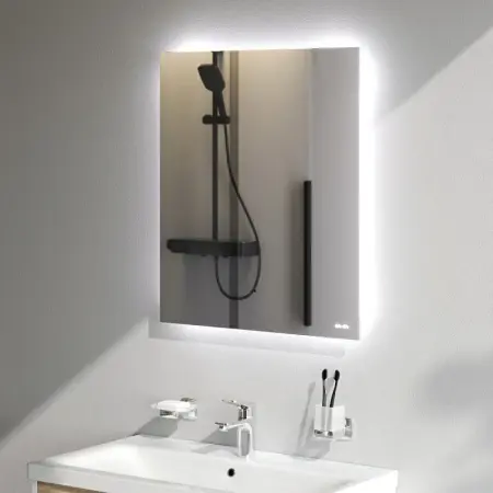 Зеркало Am.Pm X-Joy с интерьерной Led подсветкой, ИК-сенсорром, 60см
