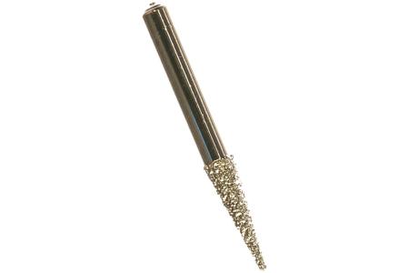 Шарошка алмазная коническая удлиненная ПРАКТИКА Ø6x25мм хвост 6мм