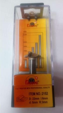 Концевая фреза Глобус 2152 R3 D22