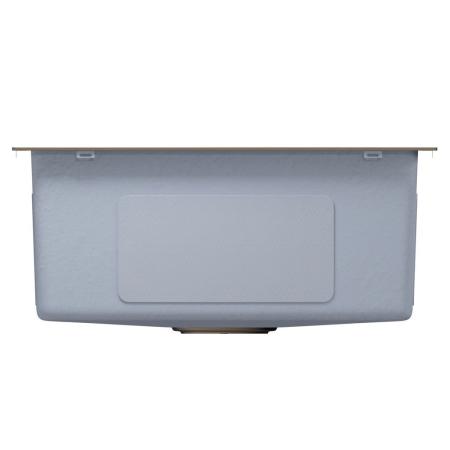 Мойка подст.монтаж 45х42 (3,0) выпуск 3 1/2 MIXLINE PRO 20см с сифоном (бронза)