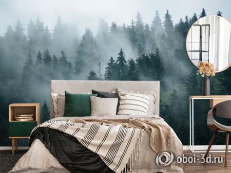 3D Фотообои «Каскадные туманные вершины»