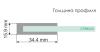 Стеклянная шторка на ванну Berkel 48P01-80R Matt glass WASSERKRAFT