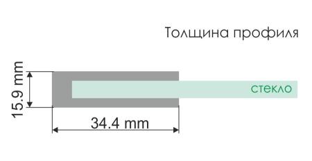Стеклянная шторка на ванну Berkel 48P01-80R Matt glass WASSERKRAFT