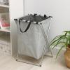 Корзина д/белья складная "День стирки" 35х45см, цвет белый 7937325