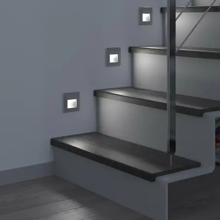 Подсветка встраиваемая LED / WL06-BL-01-LED (серебряный)