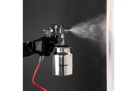 Краскораспылитель пневматический с ниж.бачком MATRIX V=1,0л+сопла Ø1.2, 1.5, 1.8мм